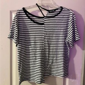 Striped crop top